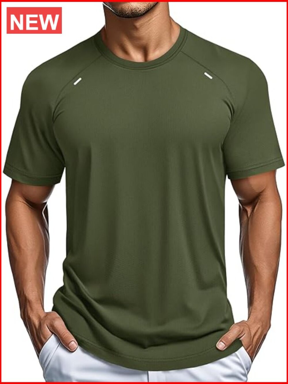Dry Fit Mesh Short Sleeve Athletic Performance T-Shirt